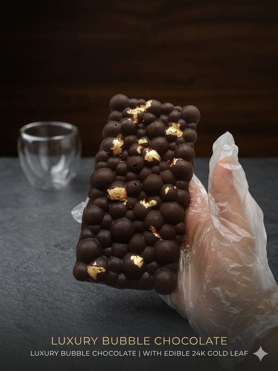 Coffee Bubble Chocolate with Nuts